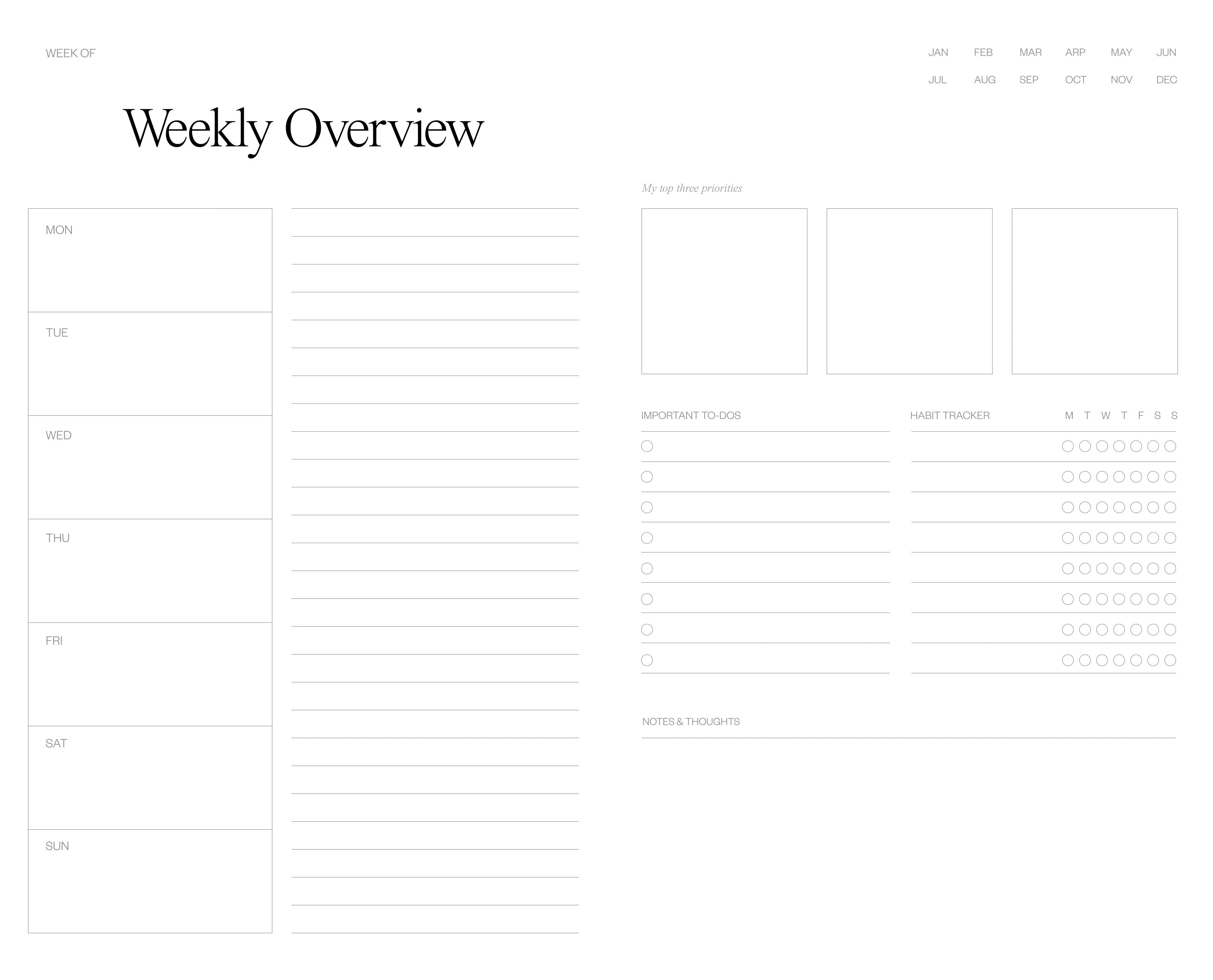 Daily Planner #002