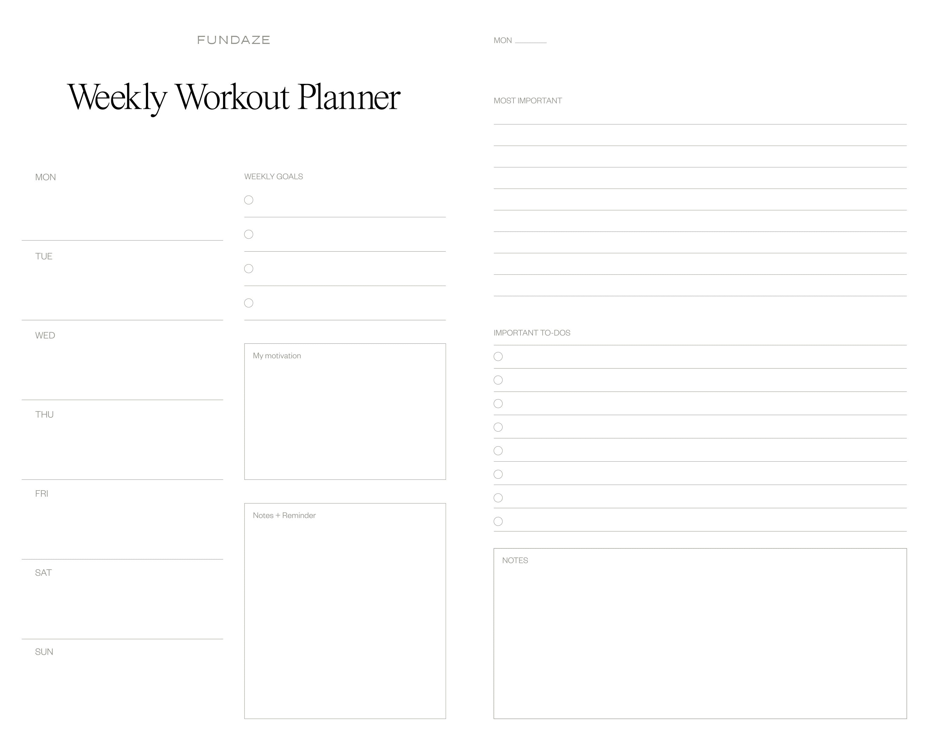 Daily Planner #001