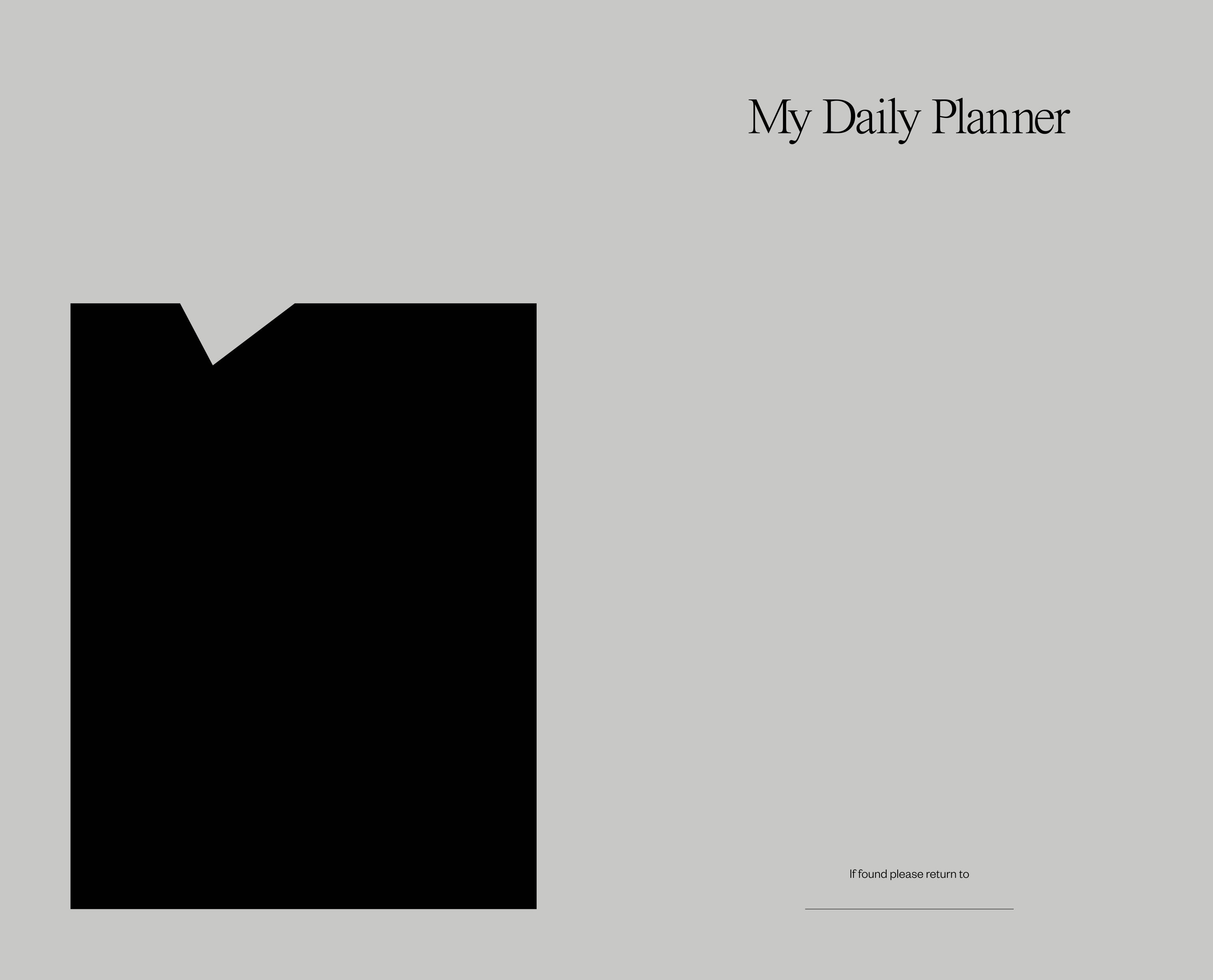 Daily Planner #001